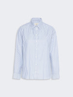 Cotton Oxford Shirt for Women - Navy - Max Mara KSA