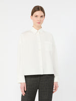 Cotton Poplin Shirt for Women - White - Max Mara KSA