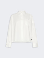Cotton Poplin Shirt for Women - White - Max Mara KSA