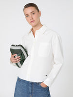 Cotton Poplin Shirt for Women - White - Max Mara KSA