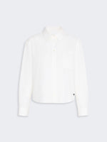 Cotton Poplin Shirt for Women - White - Max Mara KSA