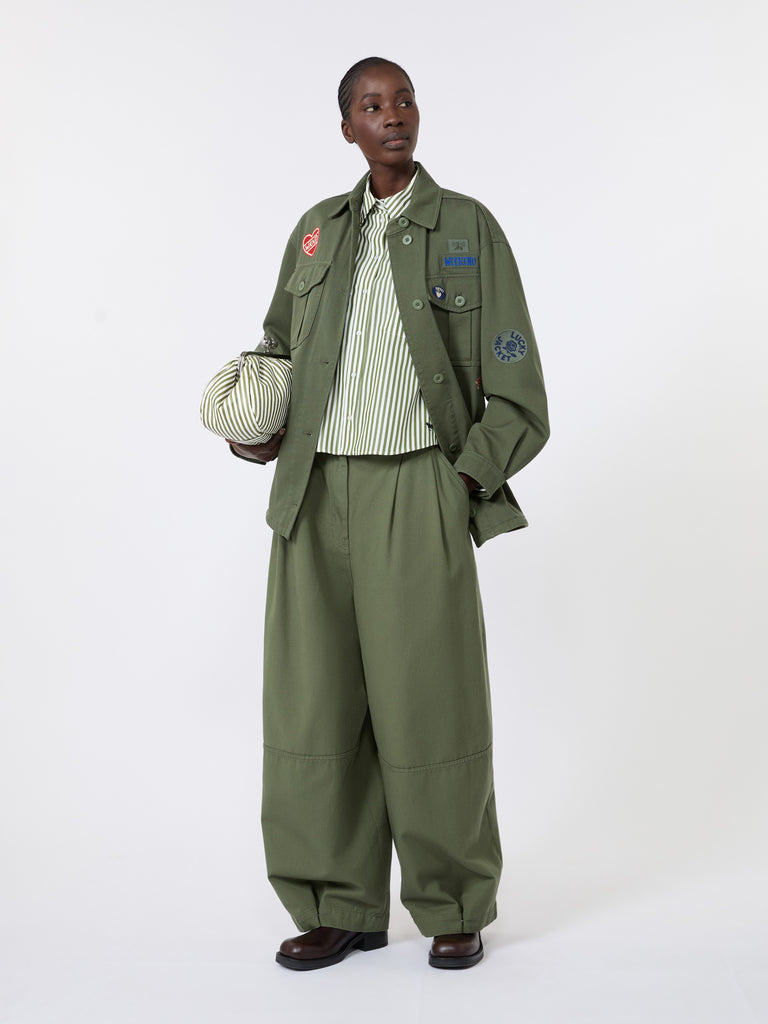 max mara قميص بوبلين قطن