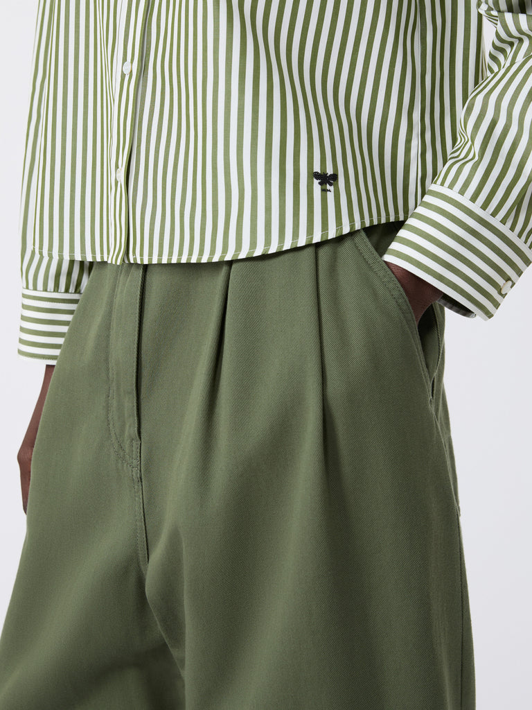 max mara قميص بوبلين قطن