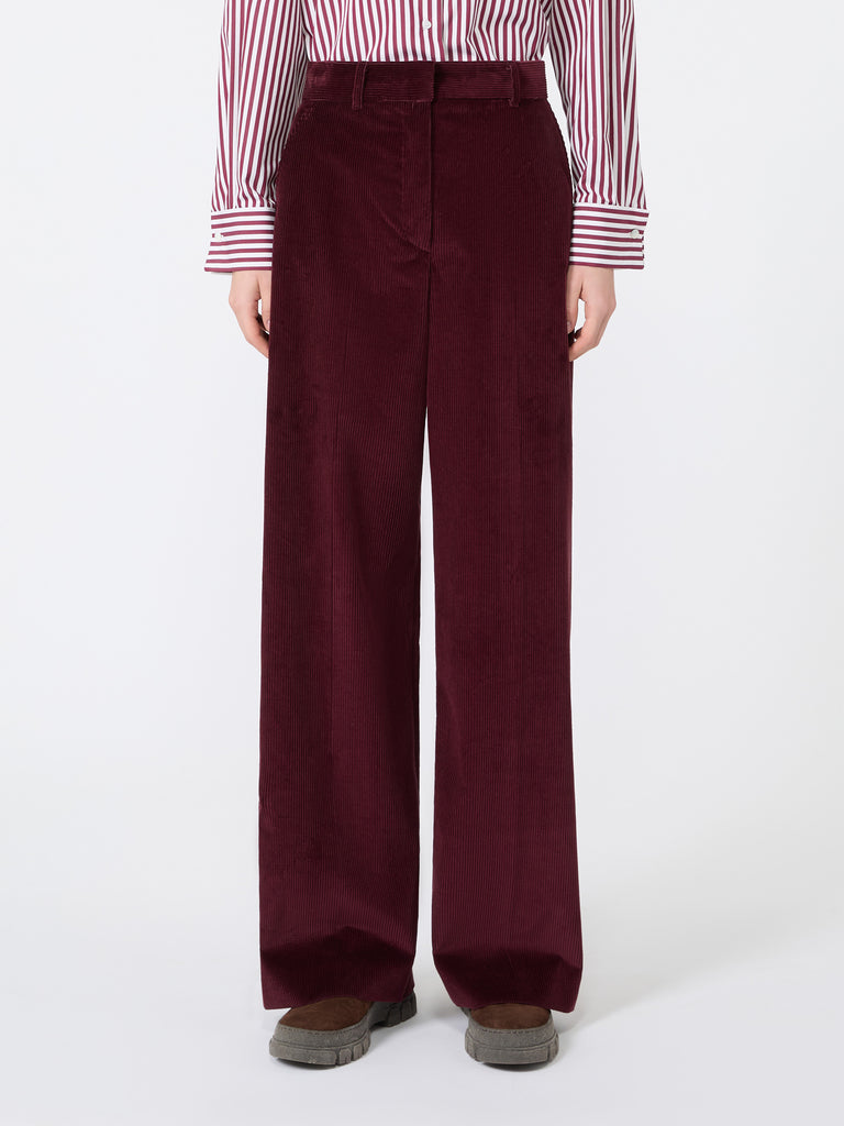 max mara بنطال من مخمل القطن
