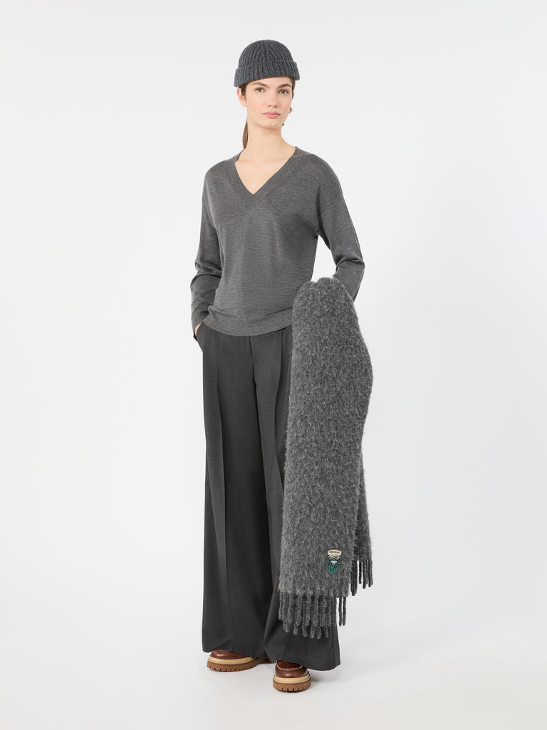 max mara woollen cloth trousers