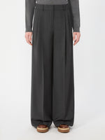 Woollen Cloth Trousers for Women - Dark Grey - Max Mara KSA