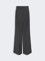 Woollen Cloth Trousers for Women - Dark Grey - Max Mara KSA