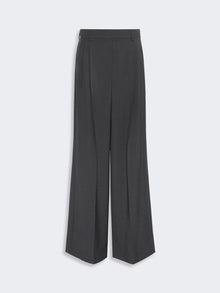 Woollen Cloth Trousers for Women - Dark Grey - Max Mara KSA