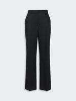 Wool Cavalry Twill Trousers for Women - Ultramarine - Max Mara KSA