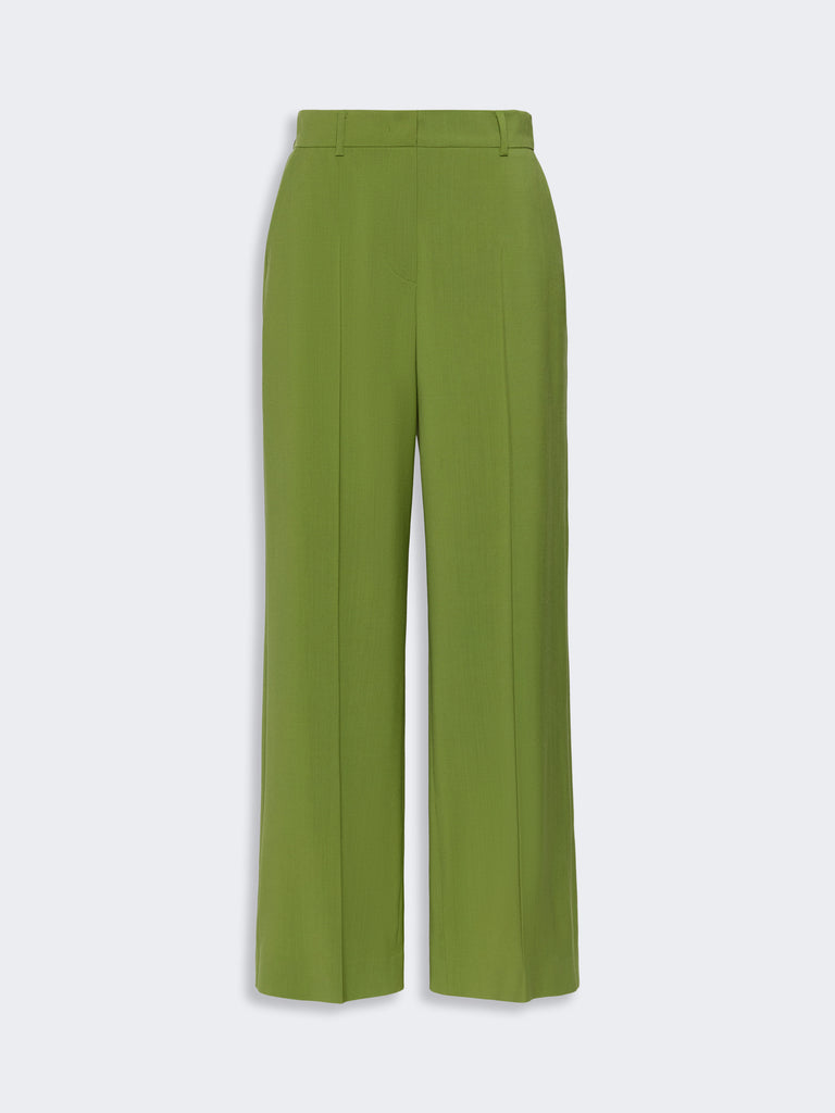max mara stretch wool palazzo trousers