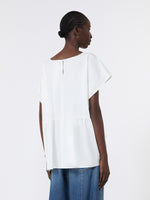 Cotton Poplin Blouse for Women - White - Max Mara KSA