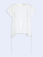 Cotton Poplin Blouse for Women - White - Max Mara KSA