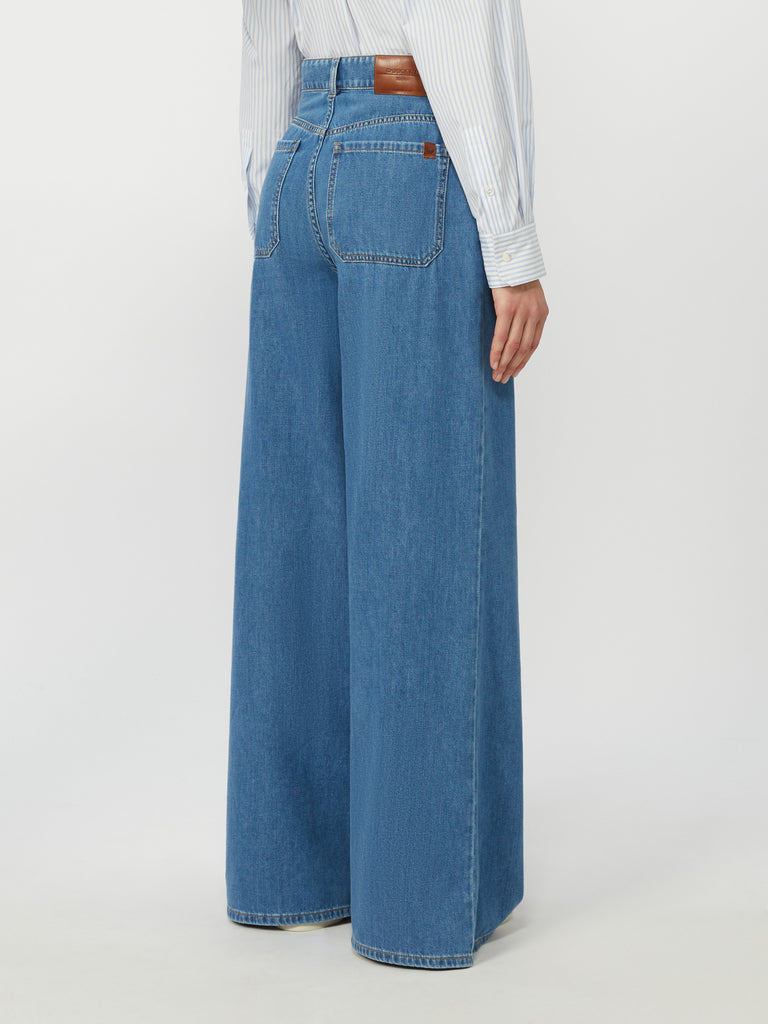 max mara soft cotton denim jeans