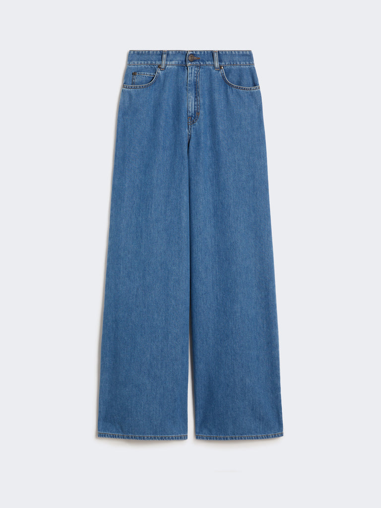 max mara soft cotton denim jeans