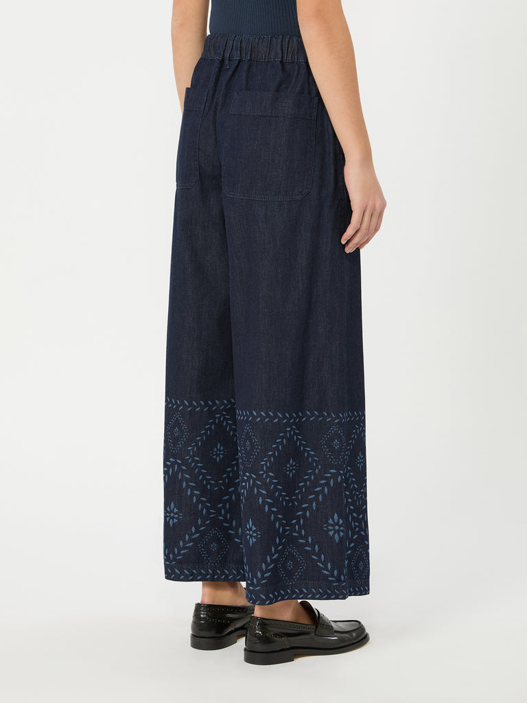 max mara laser-cut denim jeans