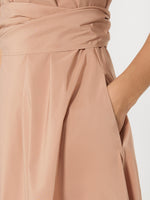 Flared Taffeta Dress for Women - Pink - Max Mara KSA