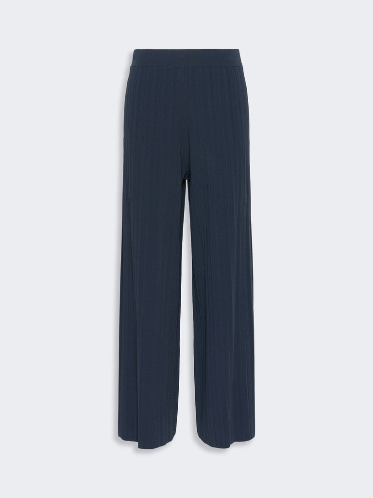 max mara plissé-pleated viscose yarn trousers