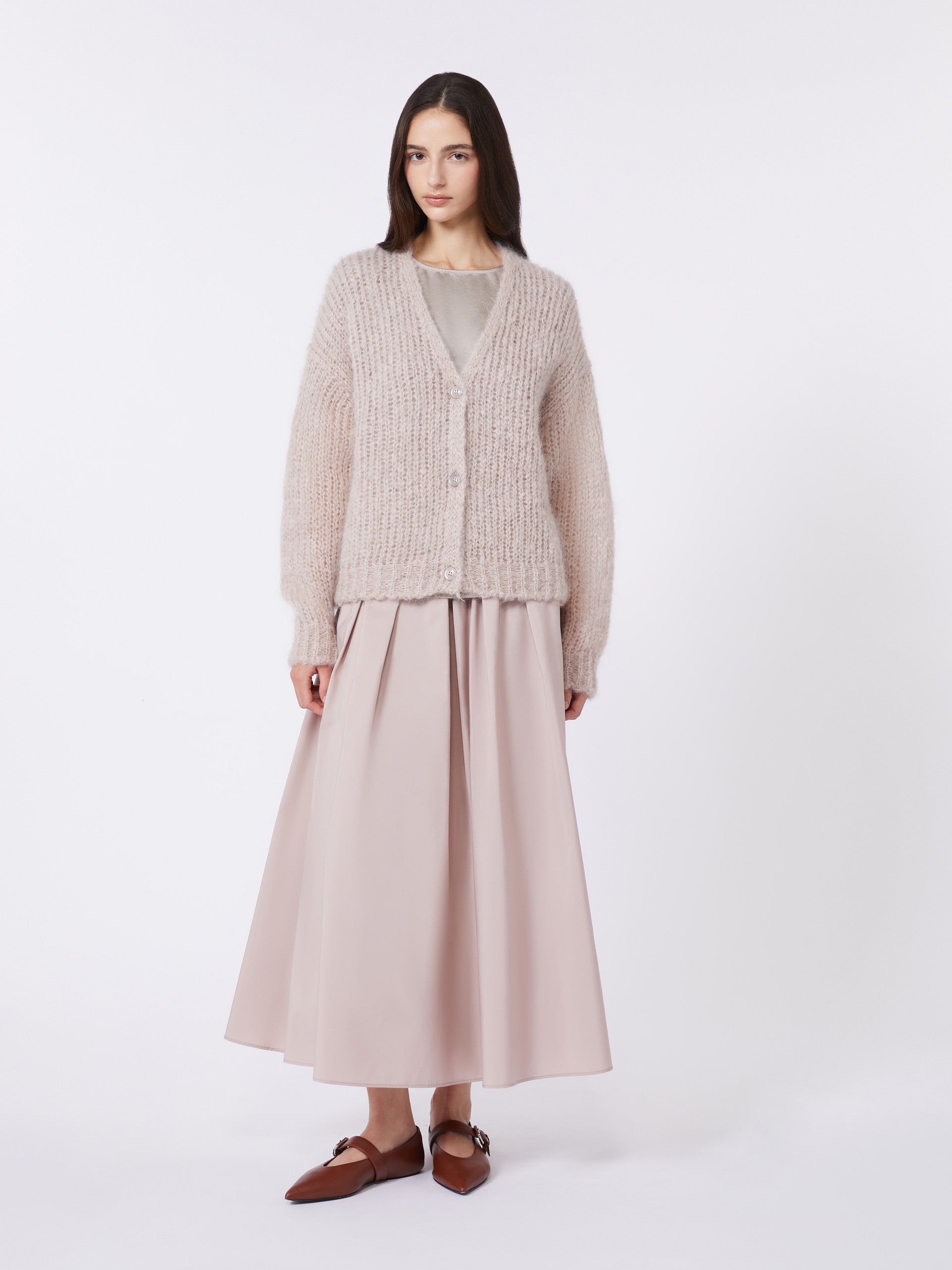 Mohair Cardigan for Women - Sand - Max Mara KSA