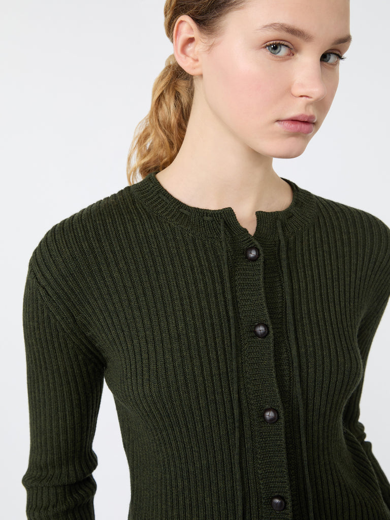max mara ribbed wool cardigan