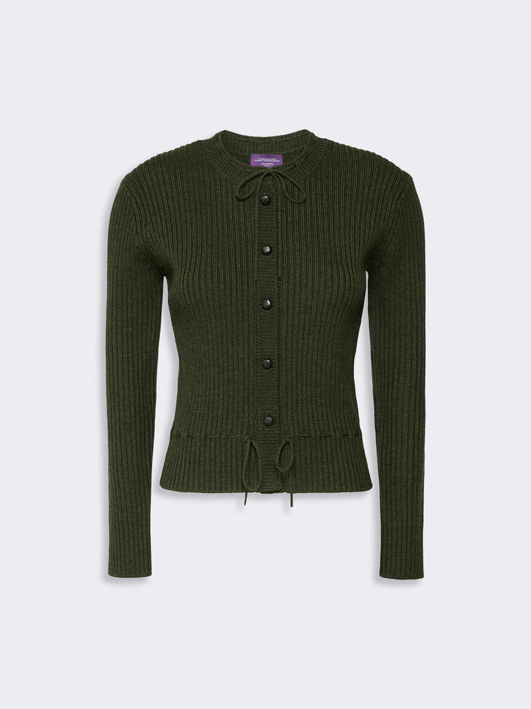 max mara ribbed wool cardigan