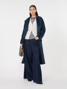 Wool, Silk And Cashmere V-Neck Cardigan for Women - Ivory - Max Mara KSA