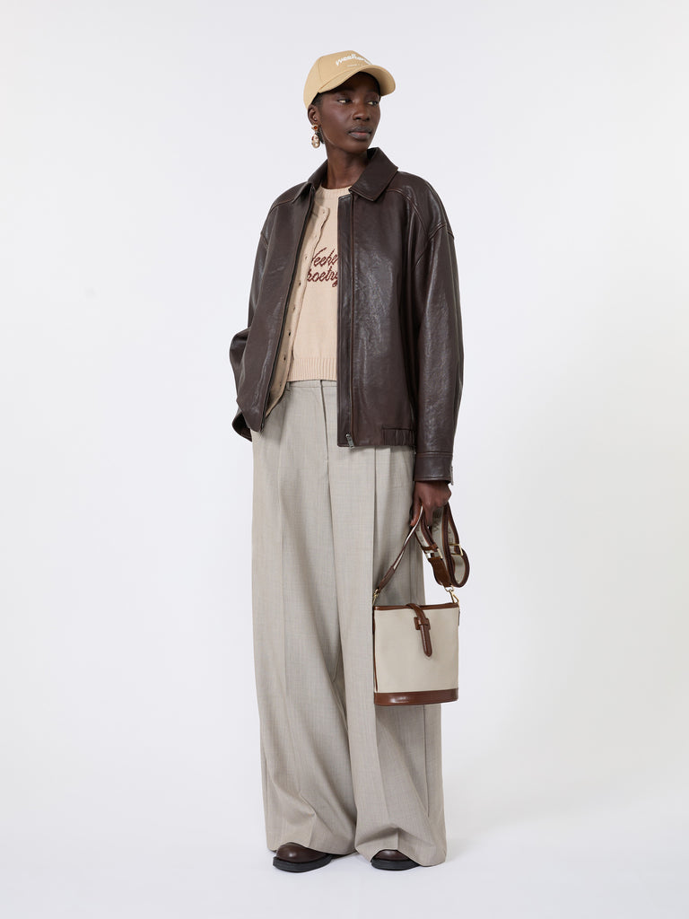 max mara inlay-detail cotton yarn cardigan