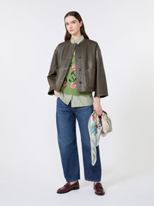 Inlaid Cotton-Blend Gilet for Women - Green - Max Mara KSA