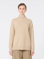 Cashmere Turtleneck Sweater for Women - Beige - Max Mara KSA