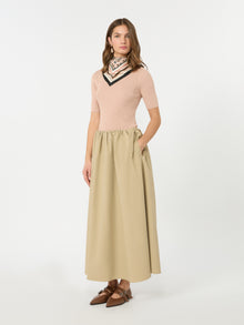 Slim-Fit Stretch Viscose Sweater for Women - Pink - Max Mara KSA