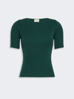 Slim-Fit Stretch Viscose Sweater for Women - Green - Max Mara KSA
