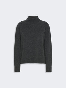 Carded Wool And Cashmere Yarn Sweater for Women - Dark Grey - Max Mara KSA