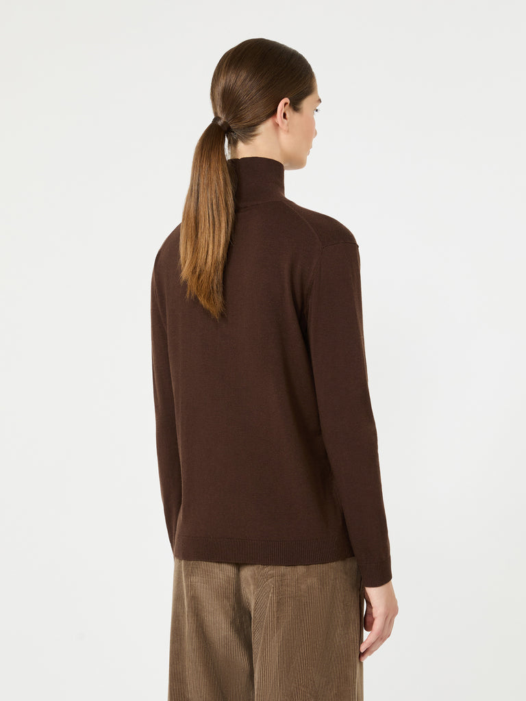 max mara wool and silk knit turtleneck