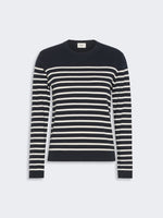 Silk And Wool Yarn Sweater for Women - Navy - Max Mara KSA