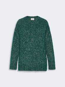 Alpaca, Cotton And Wool Blend Sweater for Women - Dark Green - Max Mara KSA