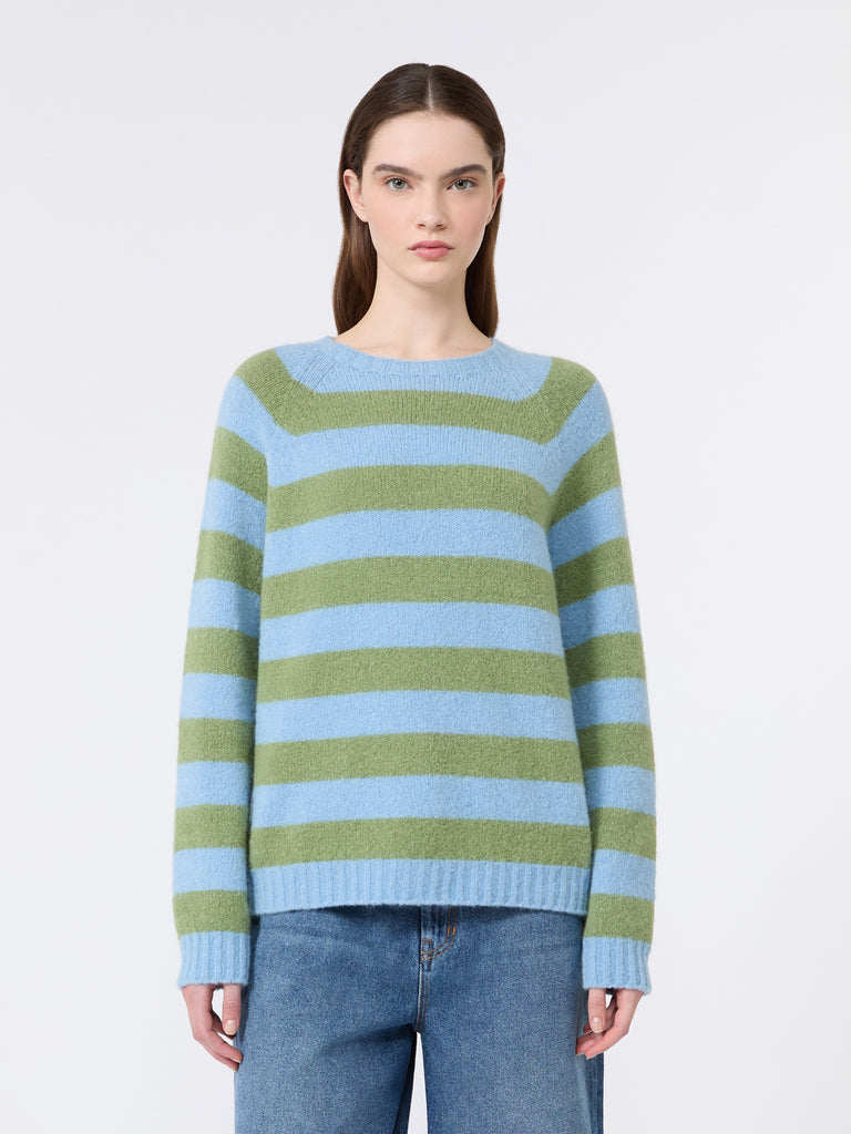 max mara كنزة من الألبكة والقطن