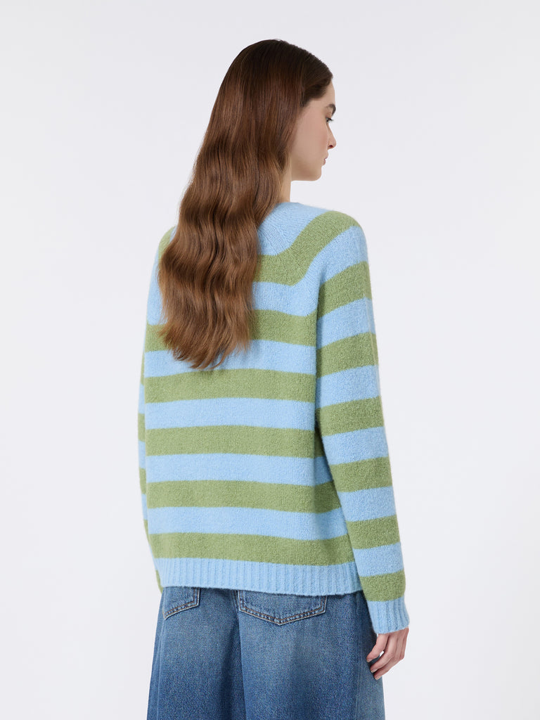max mara كنزة من الألبكة والقطن