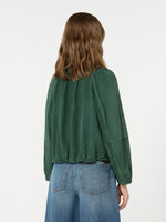 Suede Jacket for Women - Dark Green - Max Mara KSA
