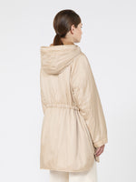 Reversible Water-Repellent Canvas Padded Parka for Women - Sand - Max Mara KSA
