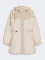 Reversible Water-Repellent Canvas Padded Parka for Women - Sand - Max Mara KSA