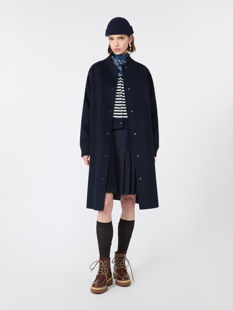 max mara double-sided wool drap coat