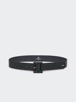 Shiny Nappa Leather Belt for Women - Ultramarine - Max Mara KSA