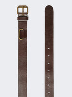 Leather Belt for Women - Dark Brown - Max Mara KSA