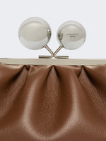 Medium Calfskin Pasticcino Bag for Women - Brown - Max Mara KSA