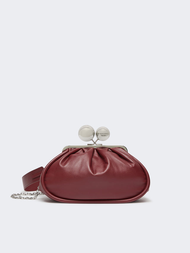 Medium Pasticcino Bag In Glossy Nappa Leather for Women - Ruby - Max Mara KSA