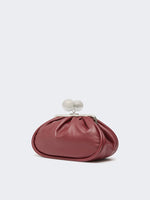 Medium Pasticcino Bag In Glossy Nappa Leather for Women - Ruby - Max Mara KSA