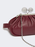 Medium Pasticcino Bag In Glossy Nappa Leather for Women - Ruby - Max Mara KSA