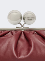 Medium Pasticcino Bag In Glossy Nappa Leather for Women - Ruby - Max Mara KSA