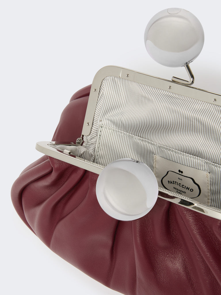 max mara medium pasticcino bag in glossy nappa leather