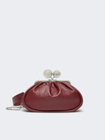 Medium Pasticcino Bag In Glossy Nappa Leather for Women - Ruby - Max Mara KSA