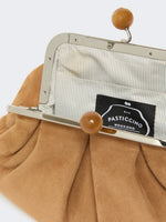 Small Suede Pasticcino Bag for Women - Brown - Max Mara KSA